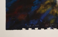 Contemporary Watercolor Painting, 'Design for Light', c. 2000 by David Ruth