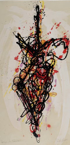 Contemporary Watercolor Painting, 'Design for Sculpture', 2005 by David Ruth