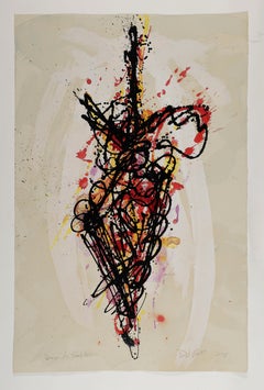 Contemporary Watercolor Painting, 'Design for Sculpture', 2005 by David Ruth