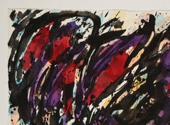 Zeitgenössische Aquarellmalerei, 'Design for Sculpture, C. 2005 von David Ruth
