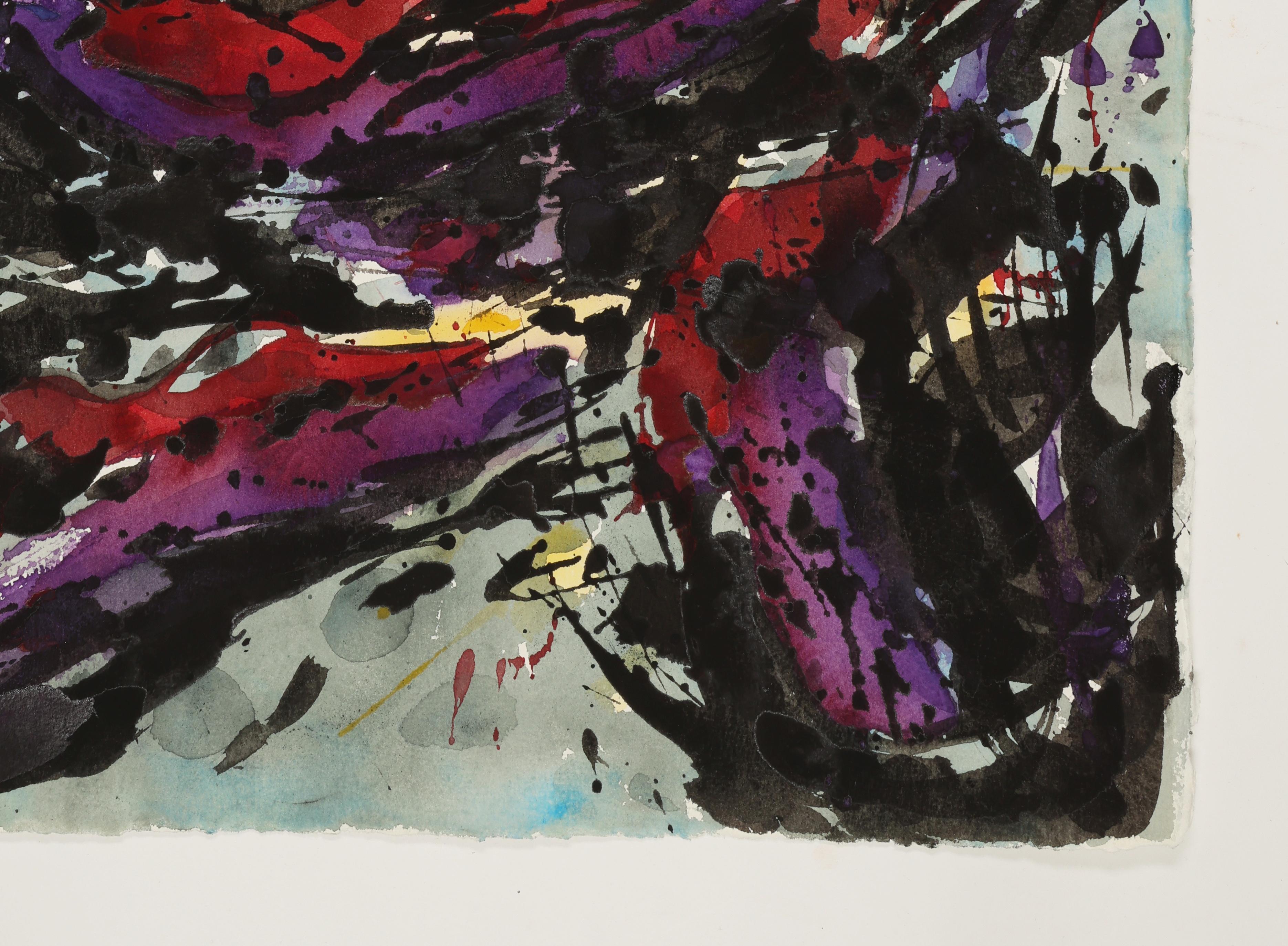 Pittura contemporanea ad acquerello, 'Design per la scultura, C. 2005 di David Ruth in vendita 2