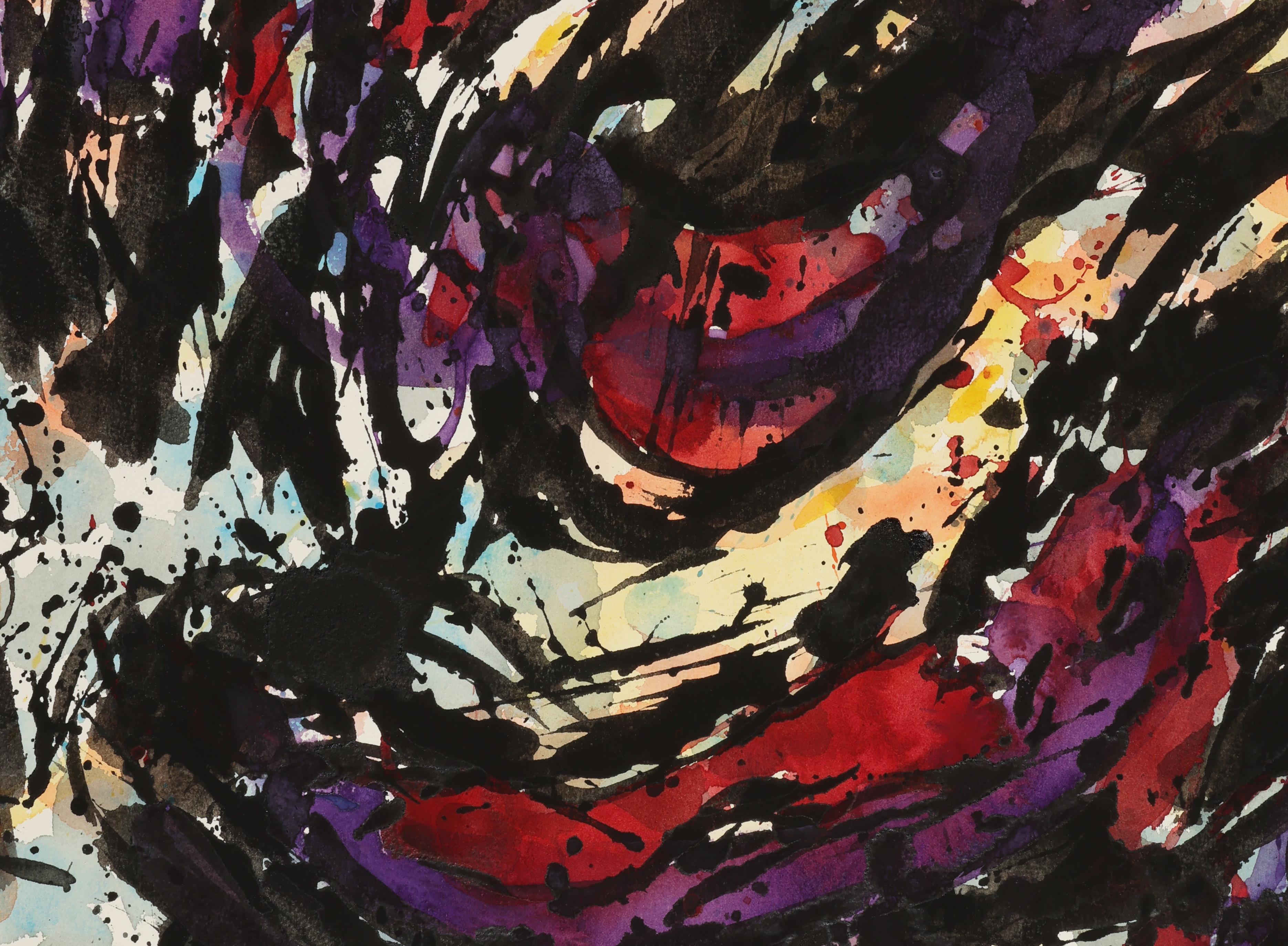 Pittura contemporanea ad acquerello, 'Design per la scultura, C. 2005 di David Ruth in vendita 3