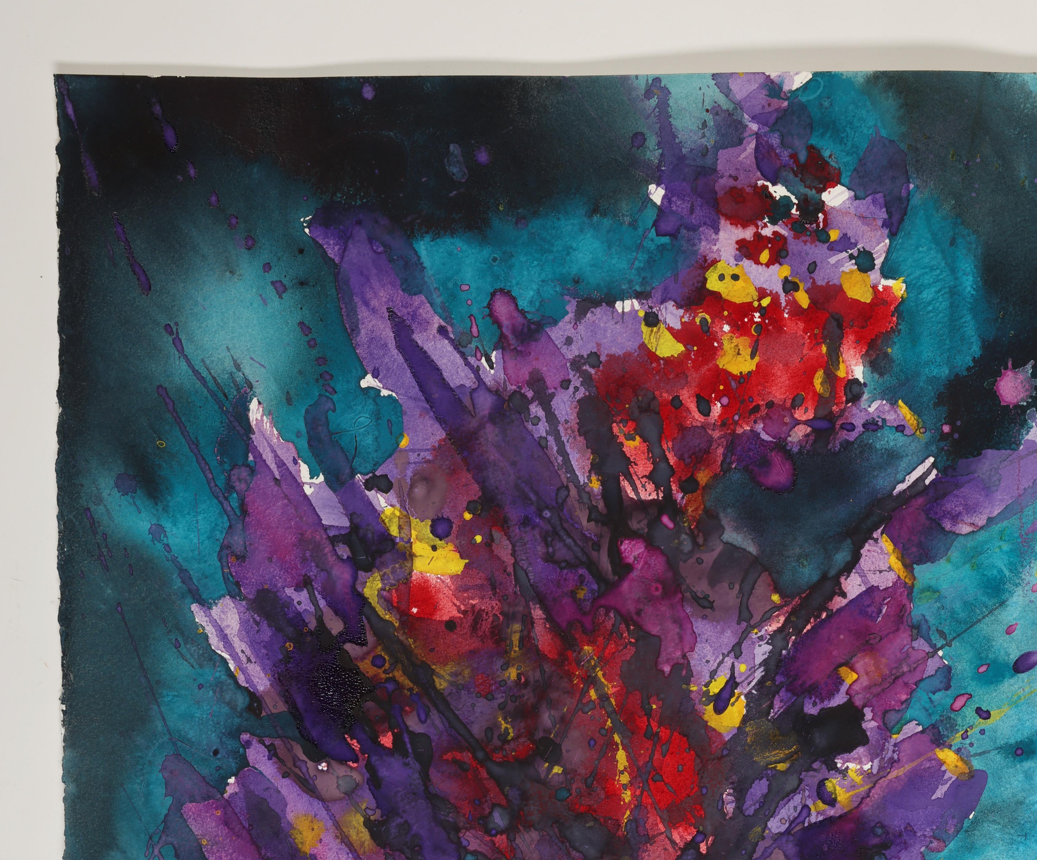 Zeitgenössische Aquarellmalerei, 'Design for Sculpture', C. 2007 von David Ruth im Angebot 3