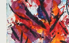 Contemporary Watercolor Painting, 'Design for Sculpture',  C. 2008 by David Ruth