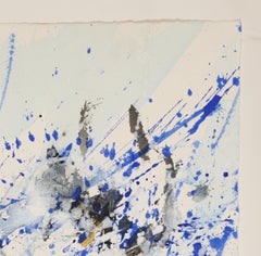 Peinture contemporaine à l'aquarelle, "Design for Space", C.2000 par David Ruth