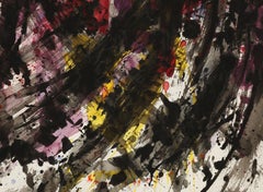 Contemporary Watercolor Painting, 'Design for Space, C. 2005 by David Ruth
