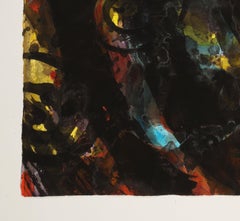 Contemporary Watercolor Painting, 'Design for Space, C. 2005 by David Ruth