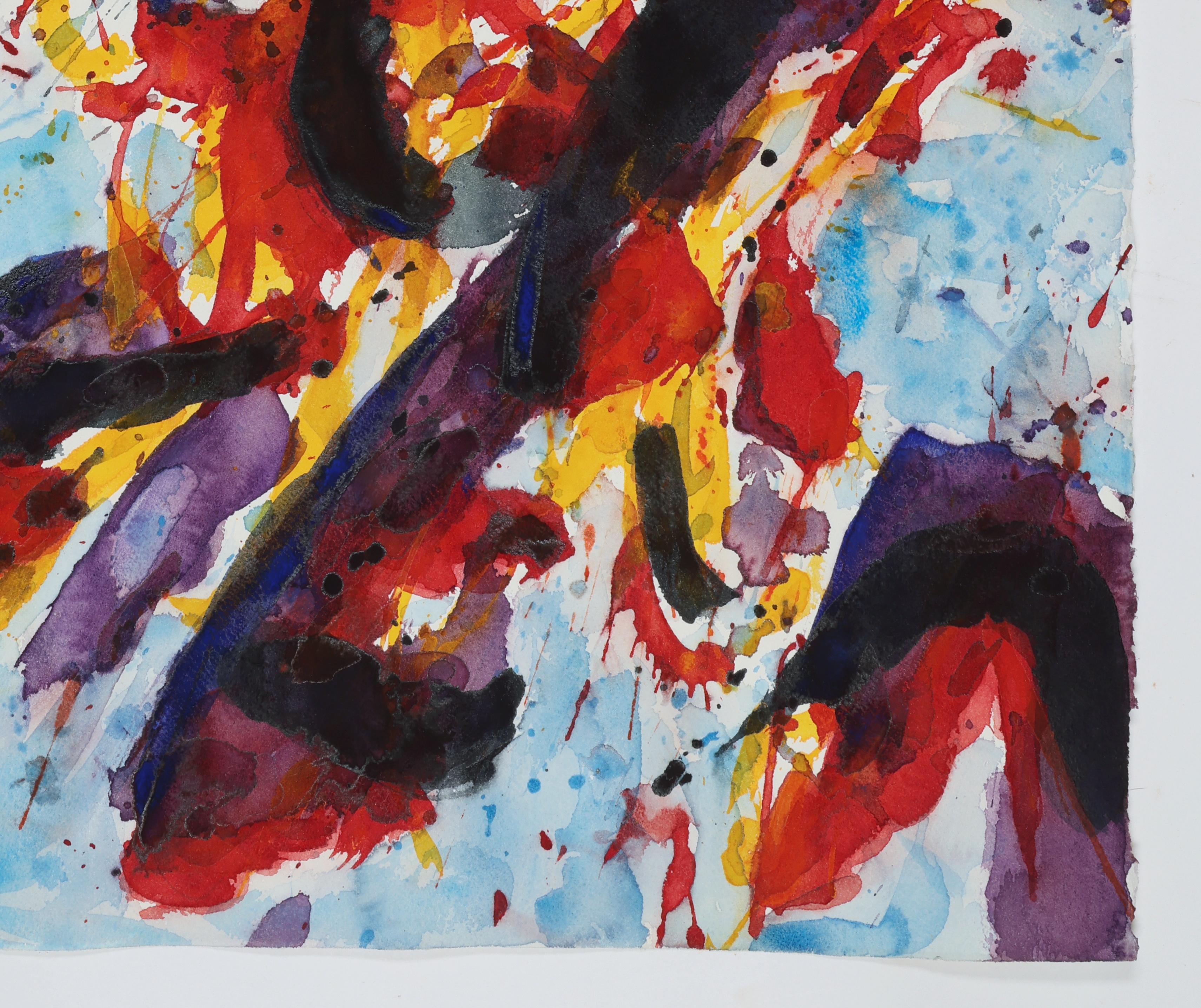 Zeitgenössische Aquarellmalerei, 'Design for Space', um 2005 von David Ruth im Angebot 2