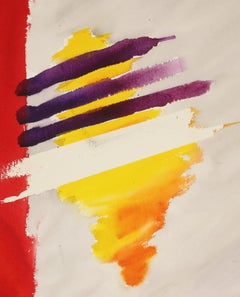 Contemporary Watercolor Painting, 'Untitled', c. 1990's by David Ruth