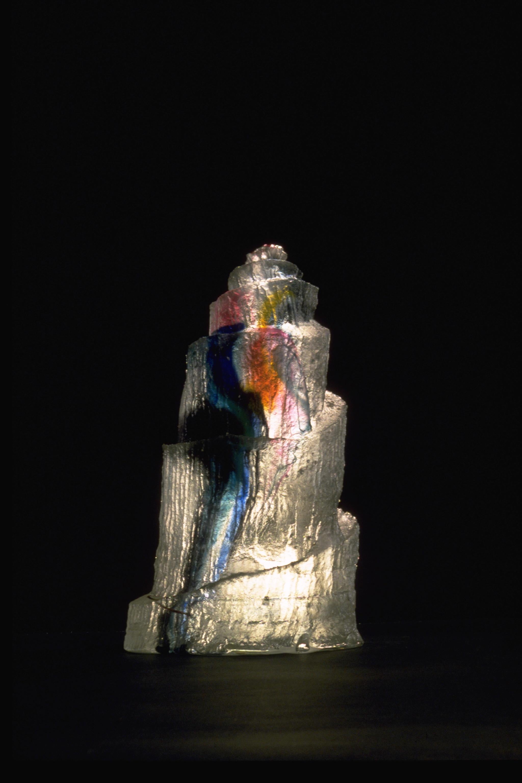 Abstrakte Skulptur aus Gusseisenguss, „Al Okab“, 1993 von David Ruth im Angebot 3