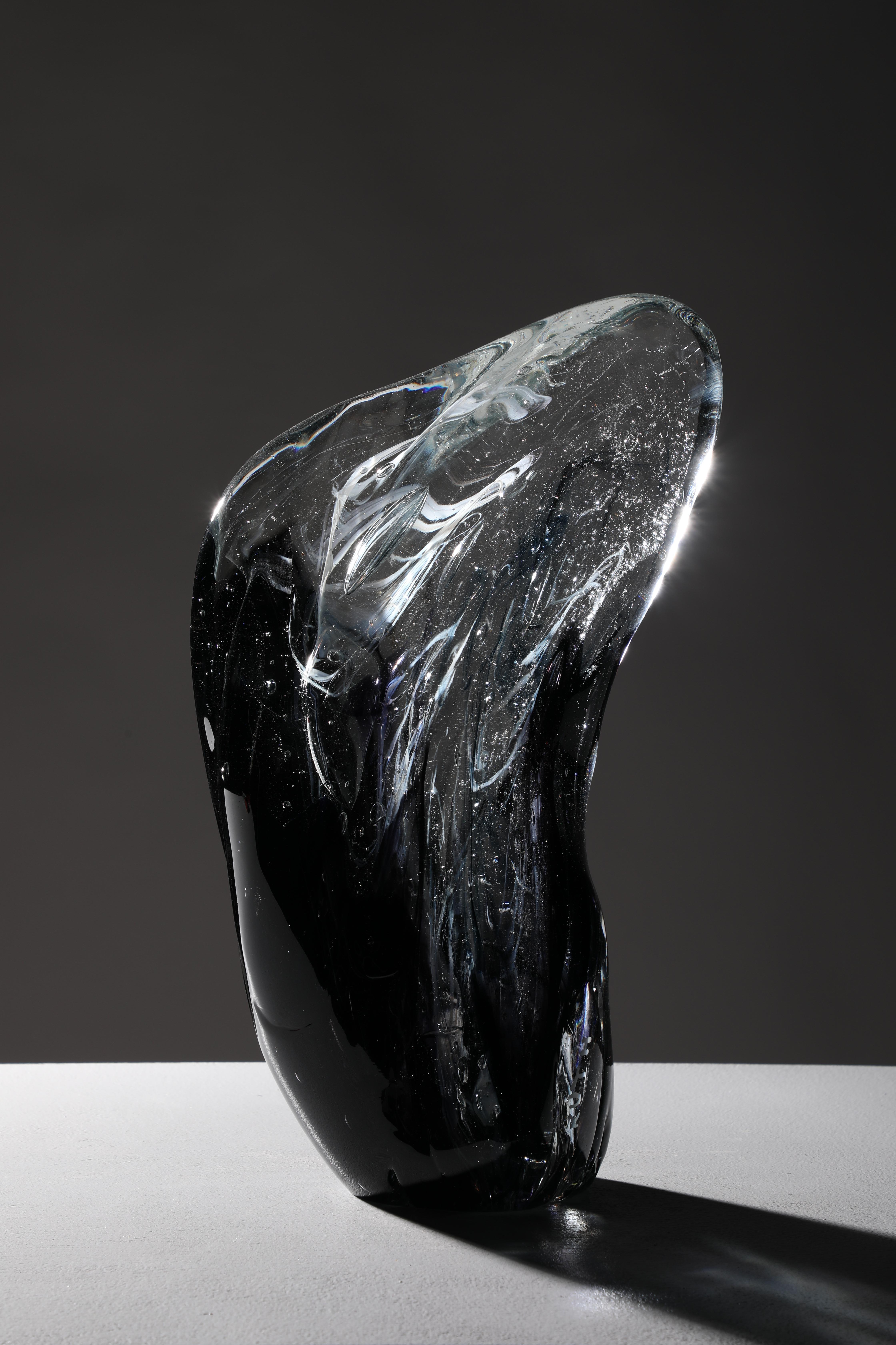 Abstract Glass Sculpture, 'Alcor', 1992 by David Ruth 1