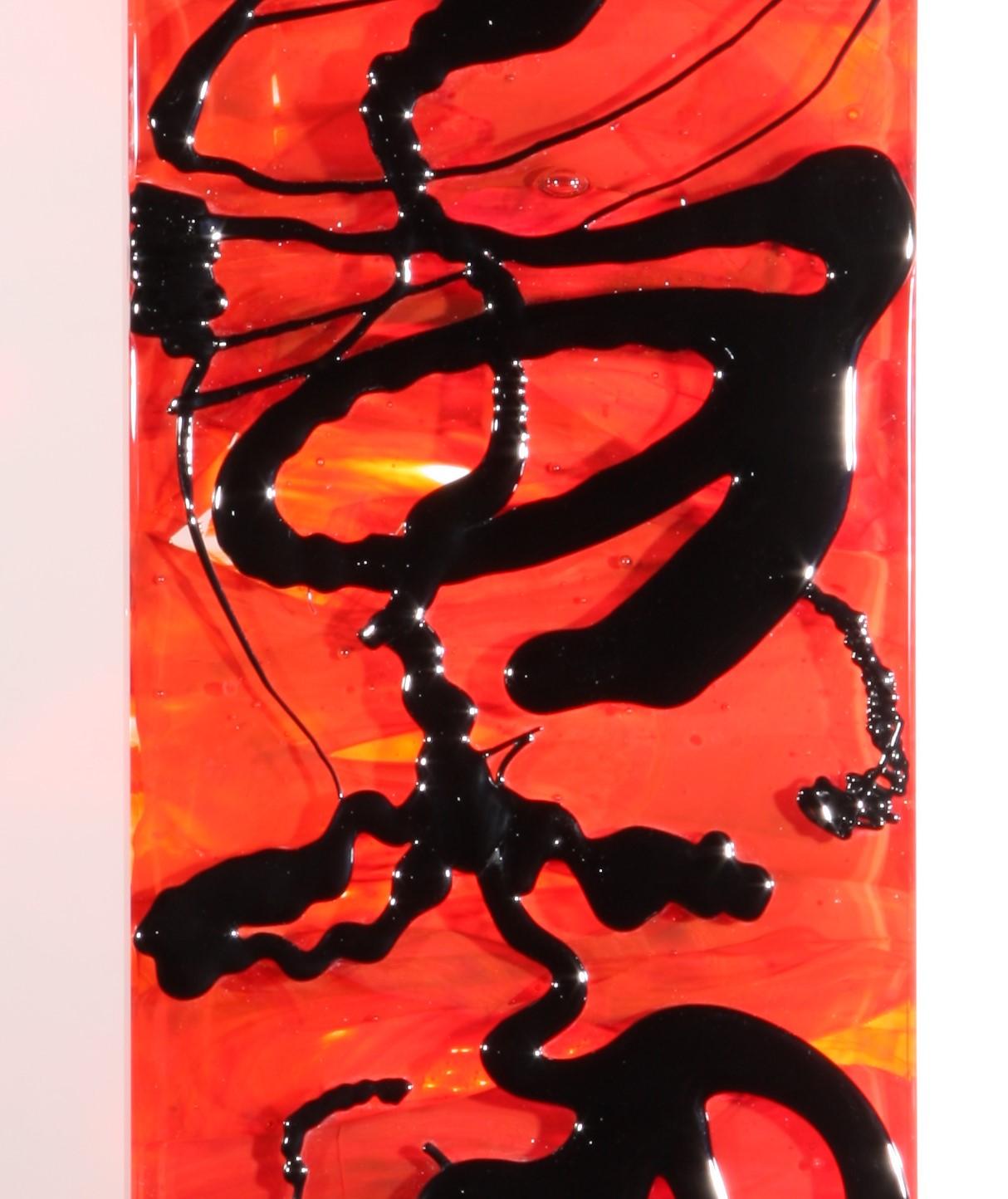 Abstract Cast Glass Sculpture, 'Baquba', 2008 by David Ruth For Sale 2