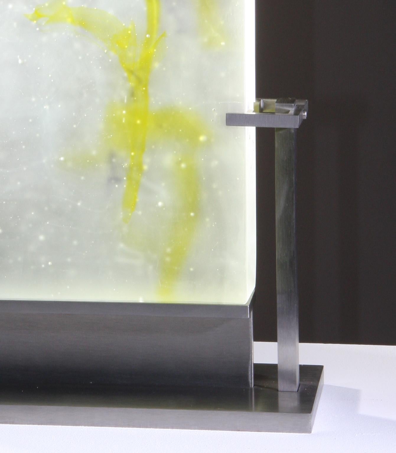 Abstrakte Skulptur aus gegossenem Glas, „Gabras“, 2008 von David Ruth im Angebot 1
