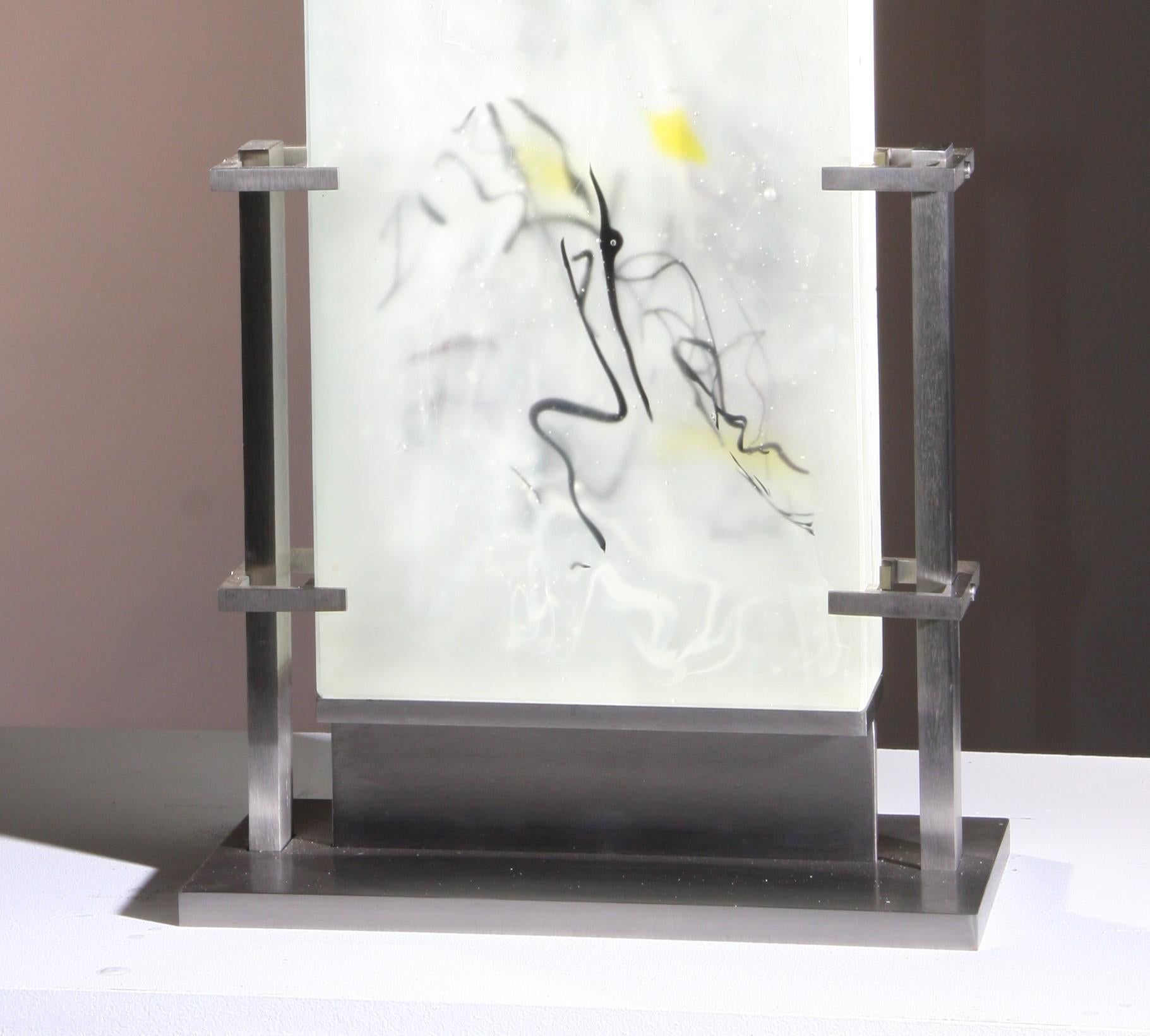Abstract Cast Glass Sculpture, 'Kulaykili', 2008 by David Ruth For Sale 3