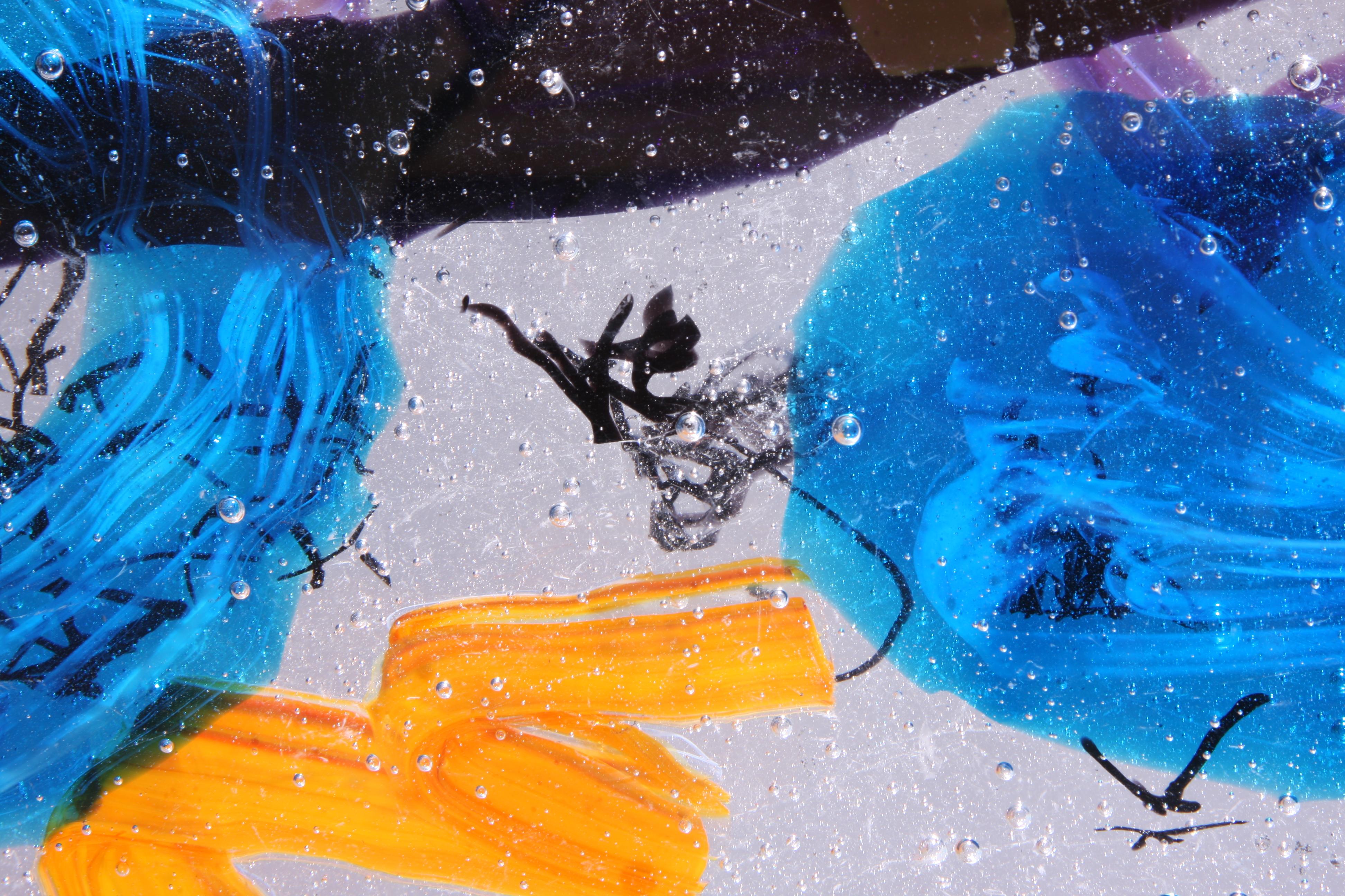 Abstract Cast Glass Sculpture, 'Pura Gede', 2008 by David Ruth For Sale 5