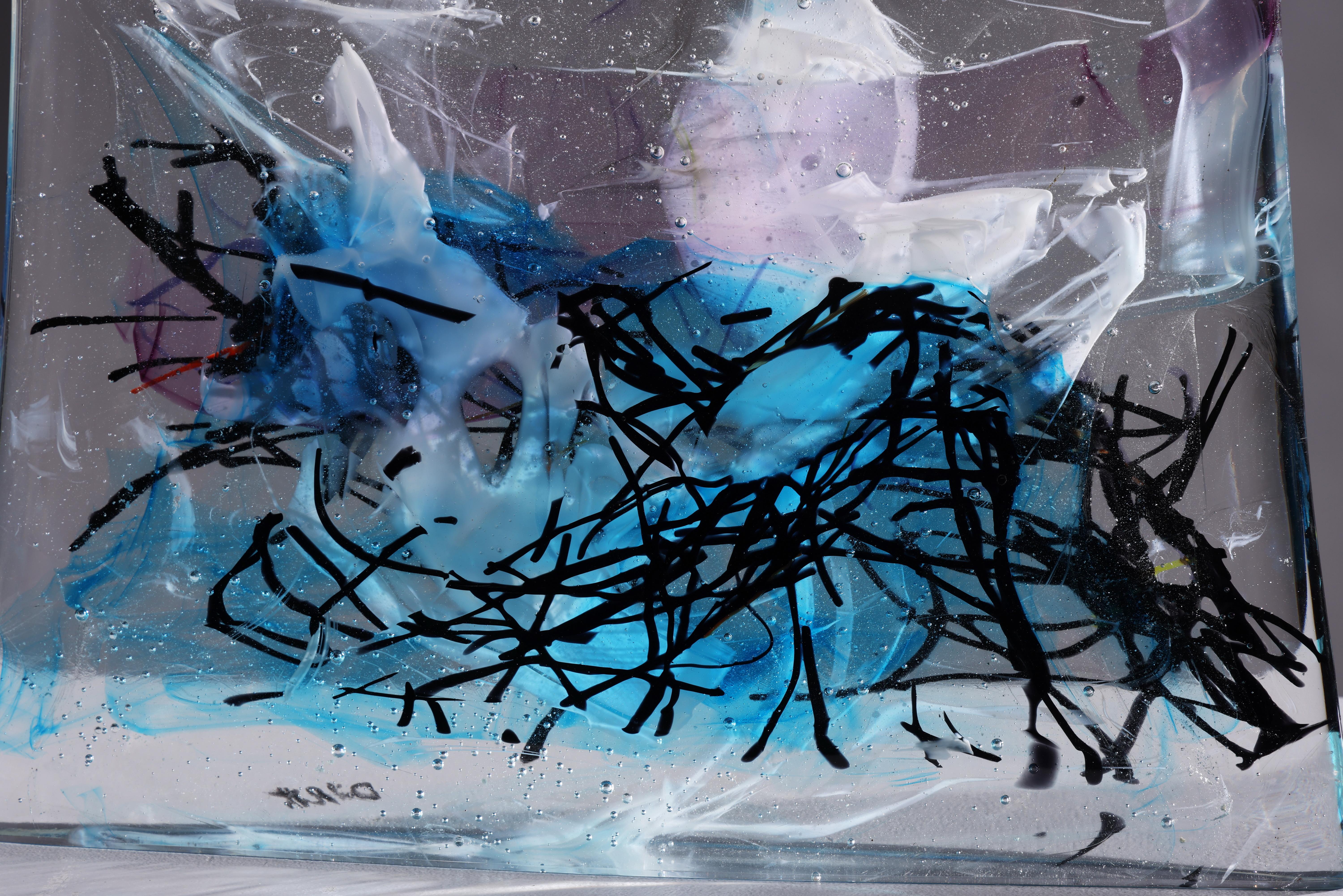 Sculpture abstraite en verre coulé, Upolu, 2023 de David Ruth en vente 3
