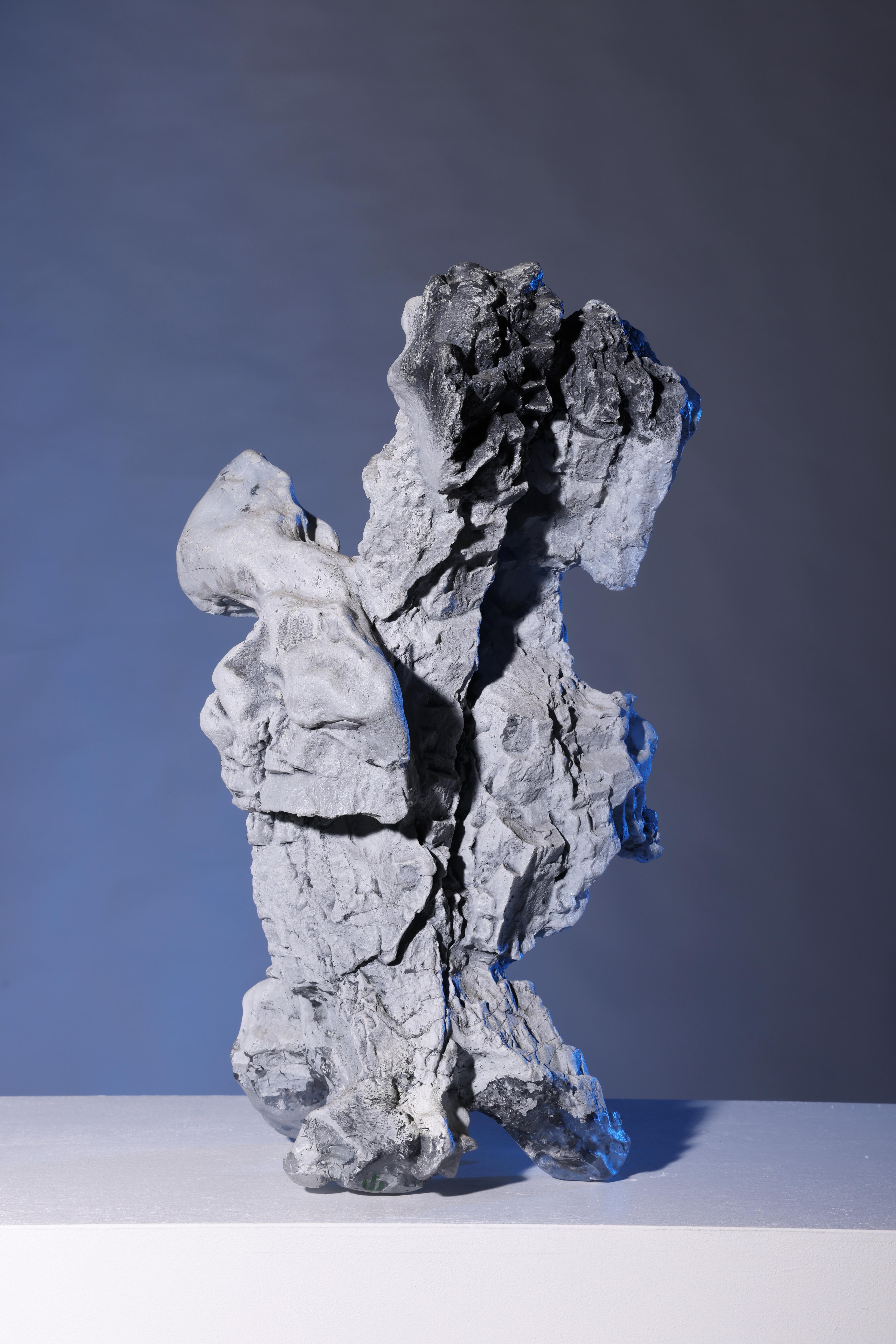 Contemporary Cast Glass Sculpture, 'Cinnabar', 2023 by David Ruth