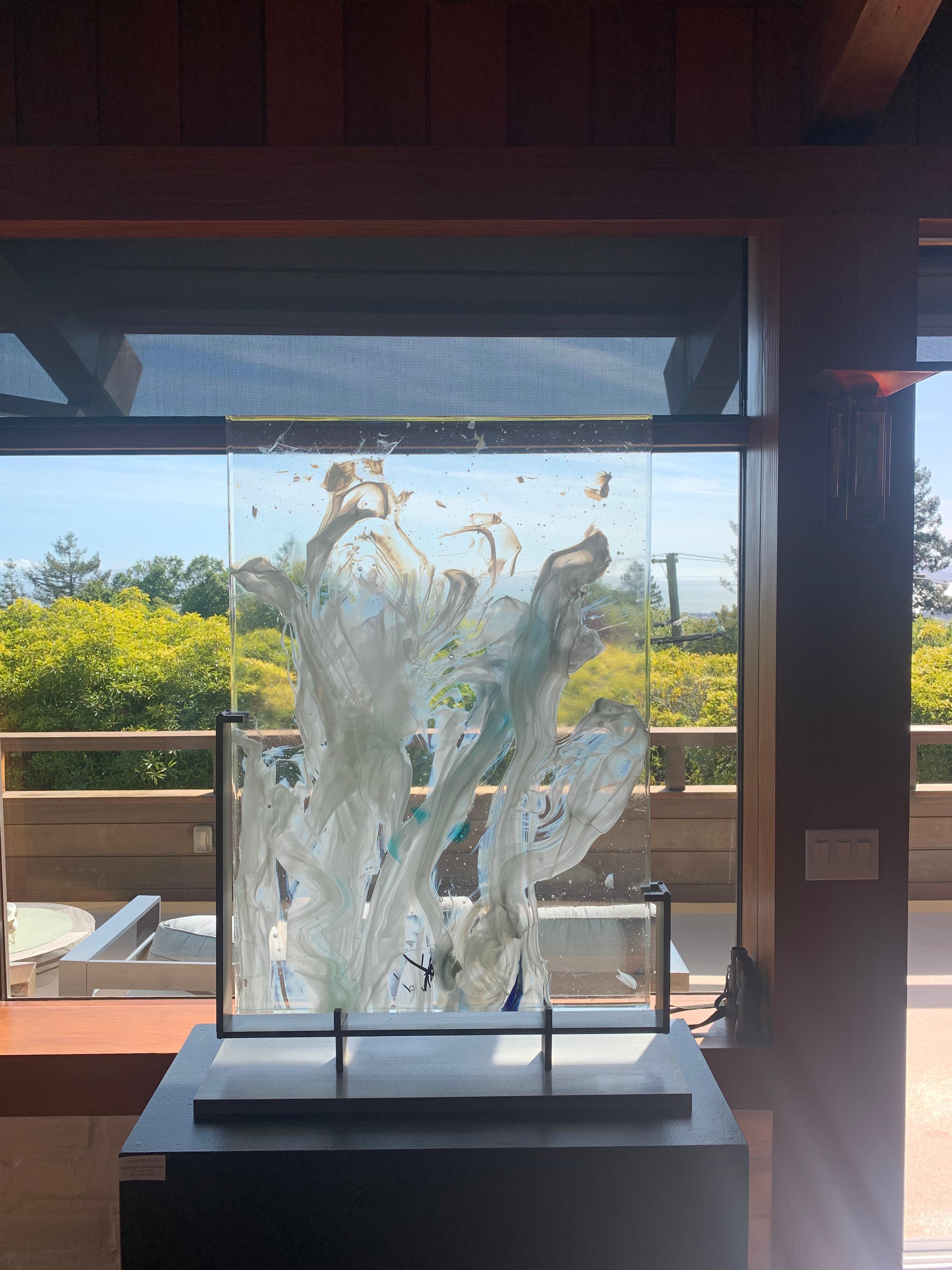 Contemporary Cast Glass Sculpture, 'Cloud Study #1', 2017 by David Ruth For Sale 1