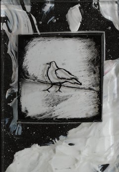 Contemporary Cast Glass Sculpture, "Cloud Study: Vogel", 2013 von David Ruth