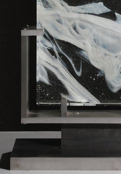 Scultura contemporanea in vetro fuso, 'Cloud Study: Recinto", 2013 di David Ruth