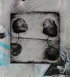 Sculpture contemporaine en verre coulé, « Cloud Study: Tree » (Étude de la nuage : arbre), 2013 de David Ruth