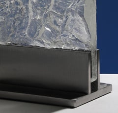 Scultura contemporanea in vetro fuso, 'Geologic Editions #1', 2018 di David Ruth