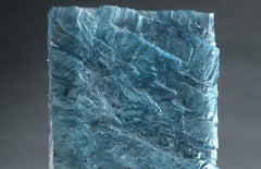 Zeitgenössische Gussglas-Skulptur, „Geologic Editions #10“, 2018, von David Ruth