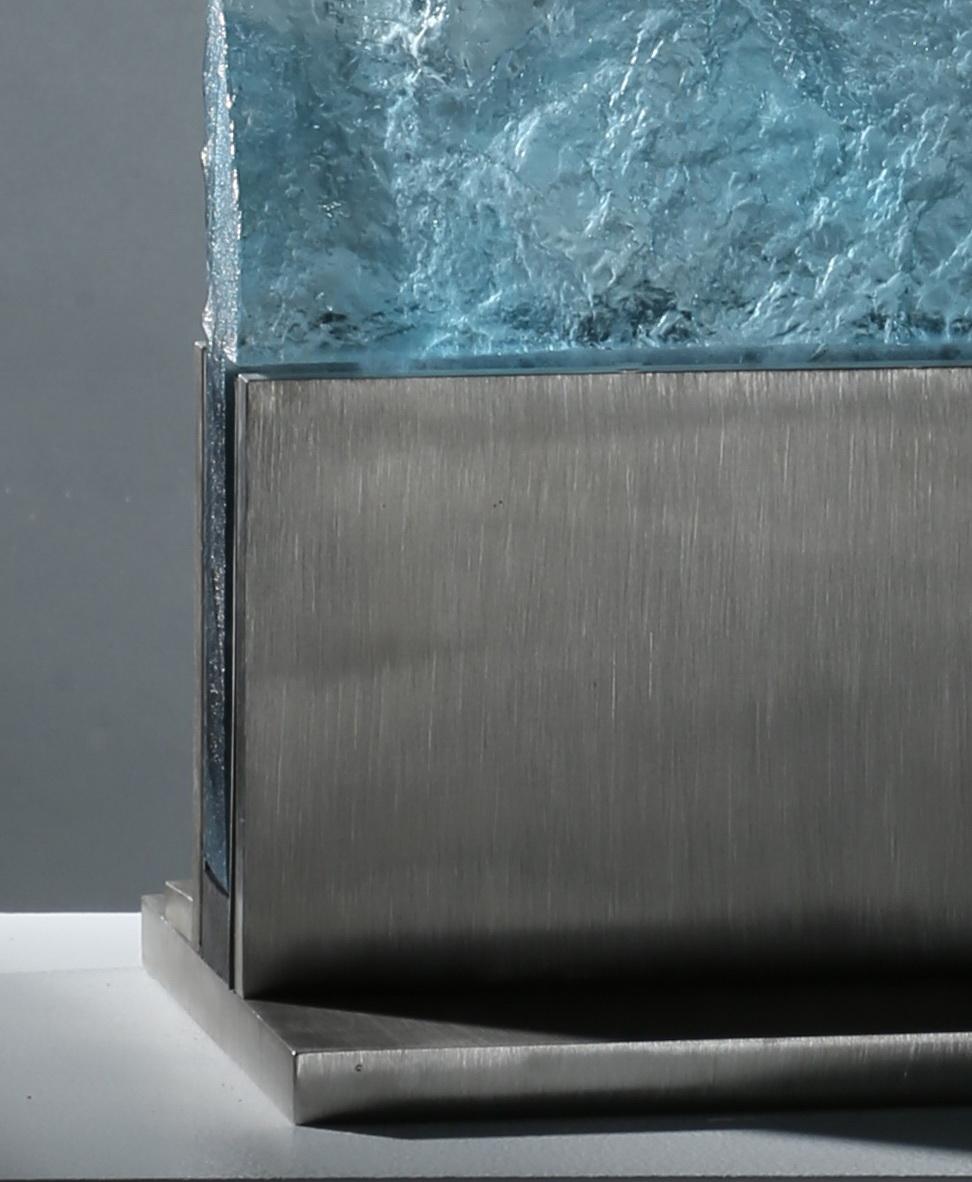 Sculpture contemporaine en verre coulé, « Editions géologiques #10, 2018 » de David Ruth en vente 2