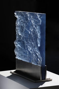 Scultura contemporanea in vetro fuso, 'Geologic Editions #12', 2018 di David Ruth