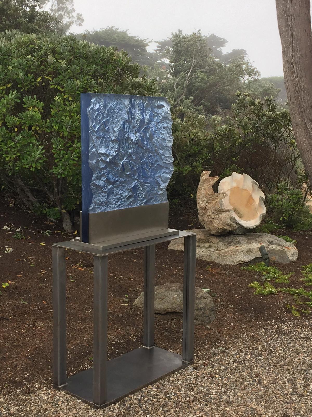 Zeitgenössische Gussglas-Skulptur, 'Geologische Ausgaben #12', 2018 von David Ruth im Angebot 4