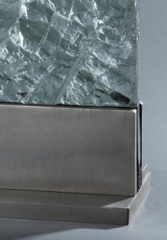 Contemporary Cast Glass Sculpture, 'Geologic Editions #4, 2018 by David Ruth