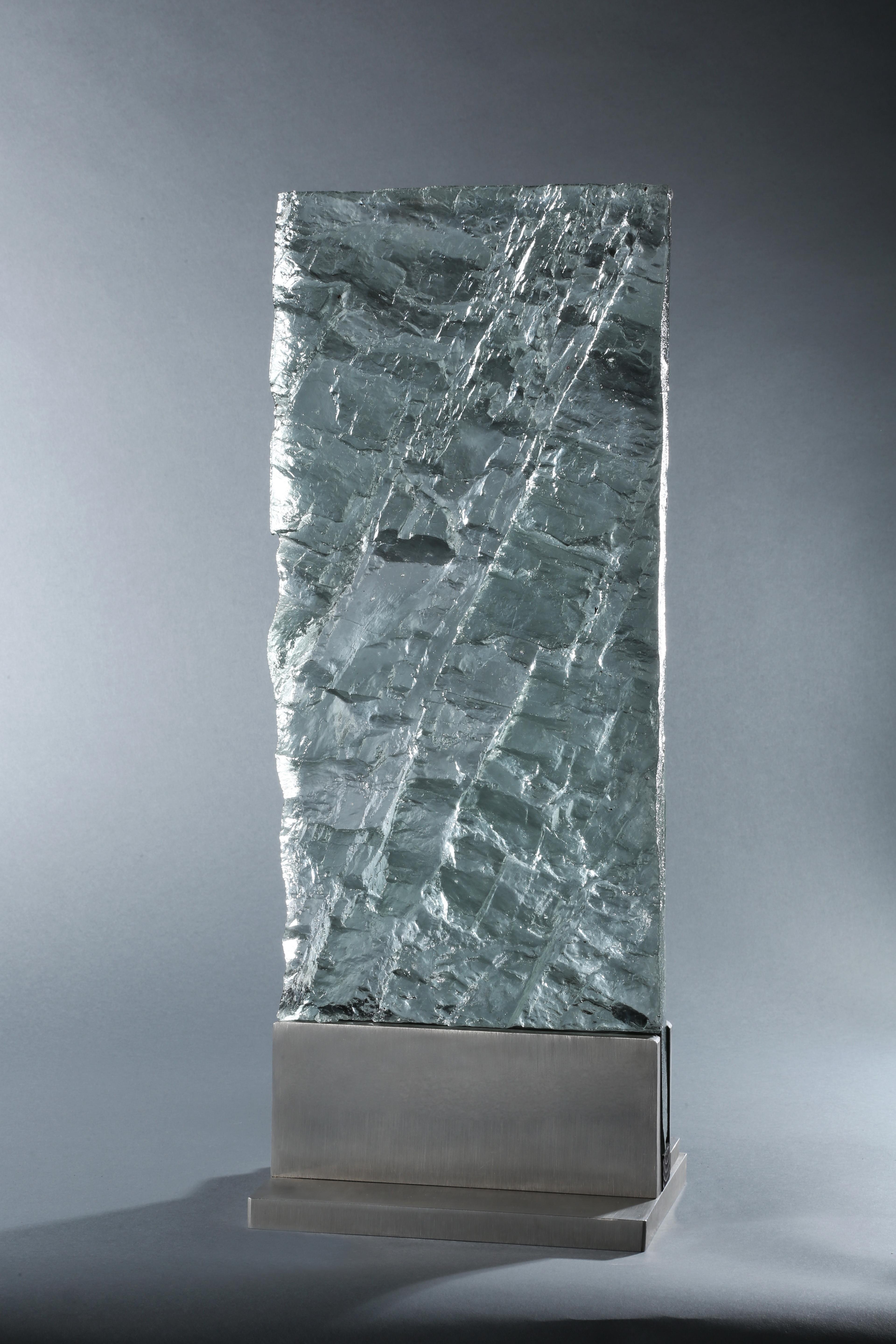 Contemporary Cast Glass Sculpture, 'Geologic Editions #4, 2018 by David Ruth