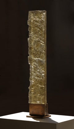 Contemporary Cast Glass Sculpture, 'Geologic Editions #6, 2018 by David Ruth