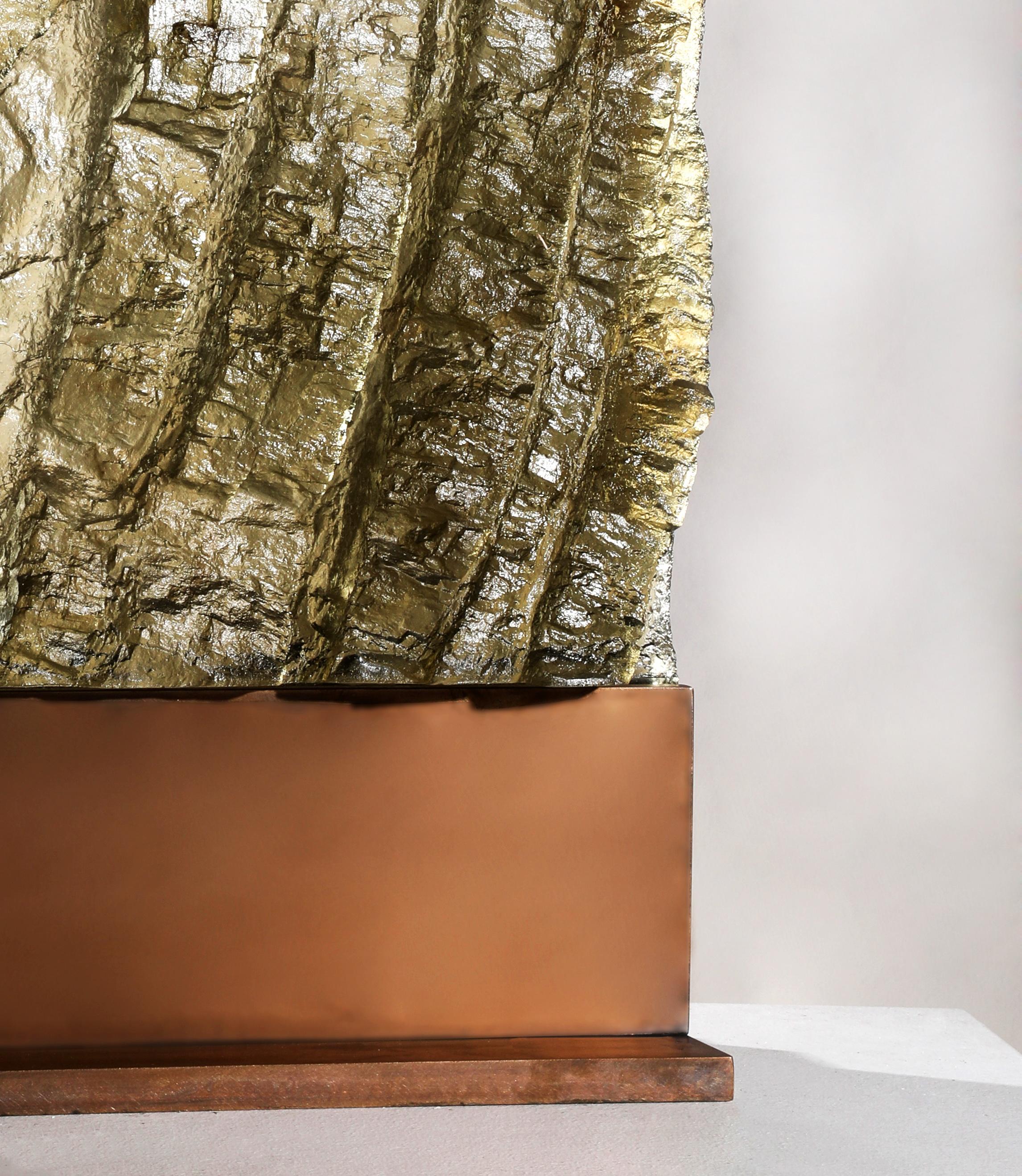 Zeitgenössische Gussglas-Skulptur, „Geologische Ausgaben #9“, 2018 von David Ruth im Angebot 1