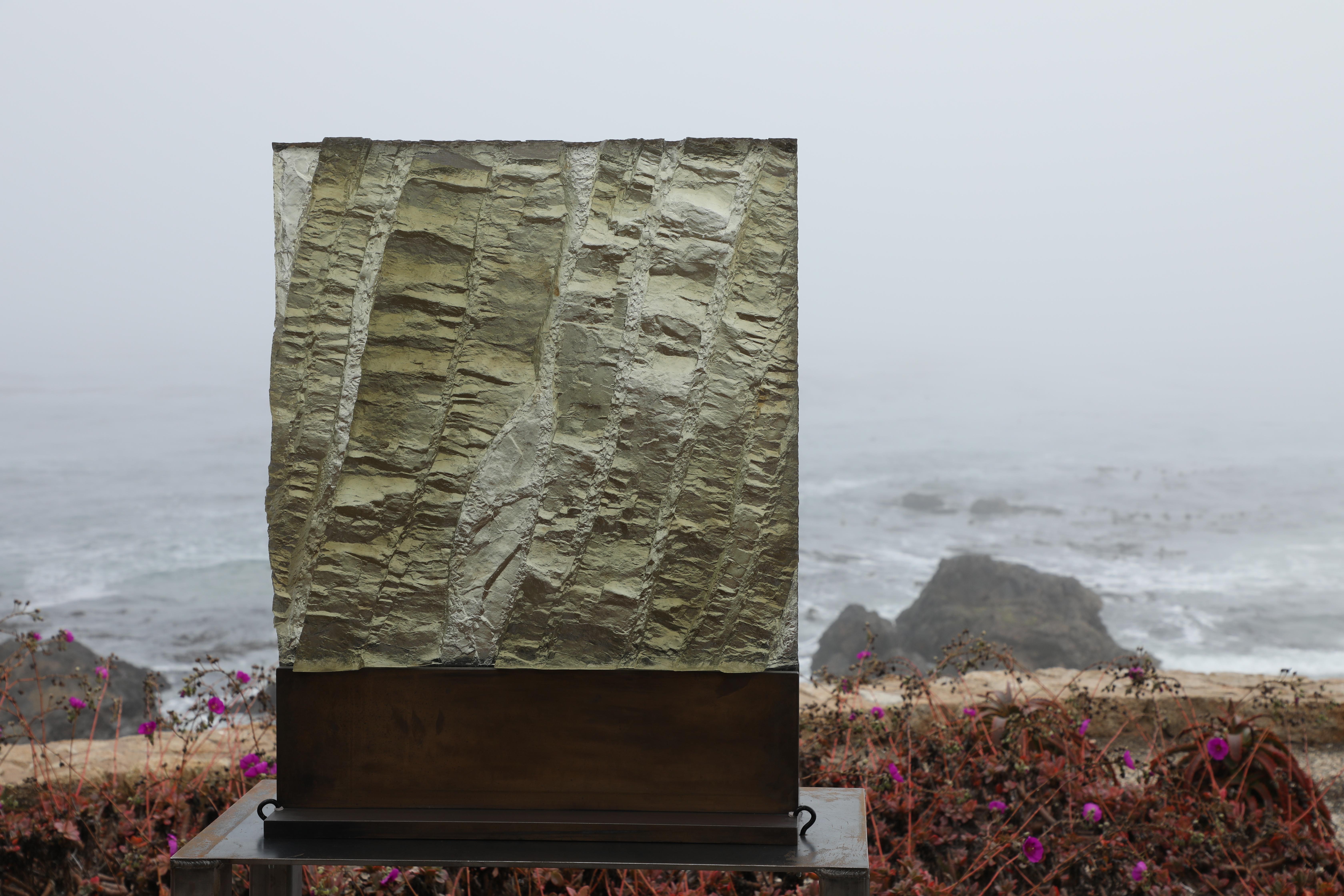 Zeitgenössische Gussglas-Skulptur, „Geologische Ausgaben #9“, 2018 von David Ruth im Angebot 5