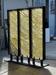 Contemporary Cast Glass Sculpture, 'Geologic Screen Series' , 2024