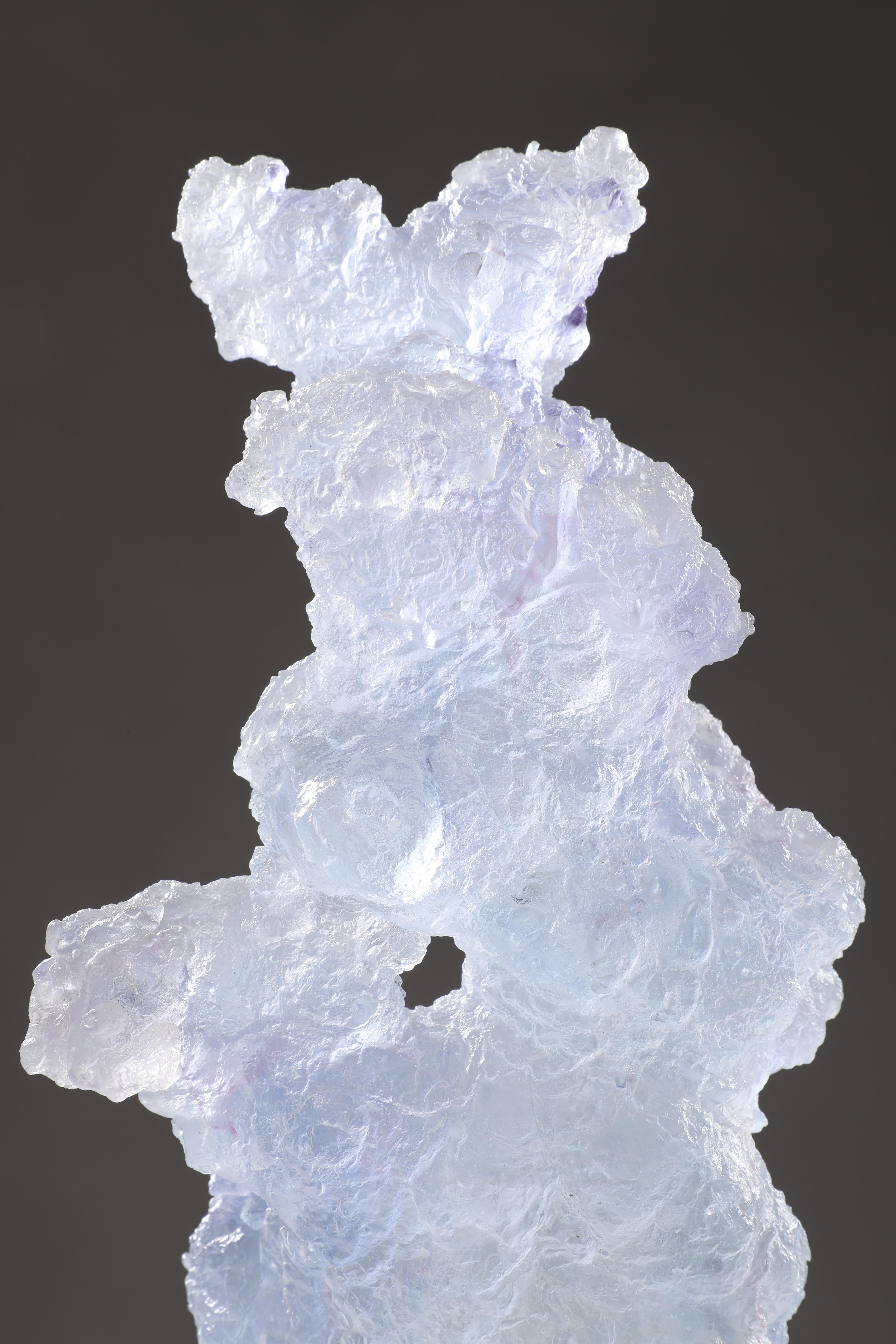 Contemporary Cast Glass Sculpture, 'Malaita 1', 2001 von David Ruth im Angebot 1