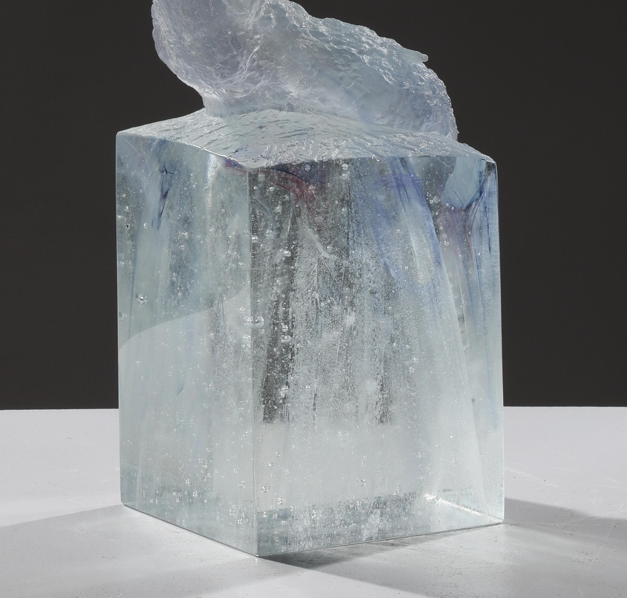 Contemporary Cast Glass Sculpture, 'Malaita 1', 2001 von David Ruth im Angebot 2