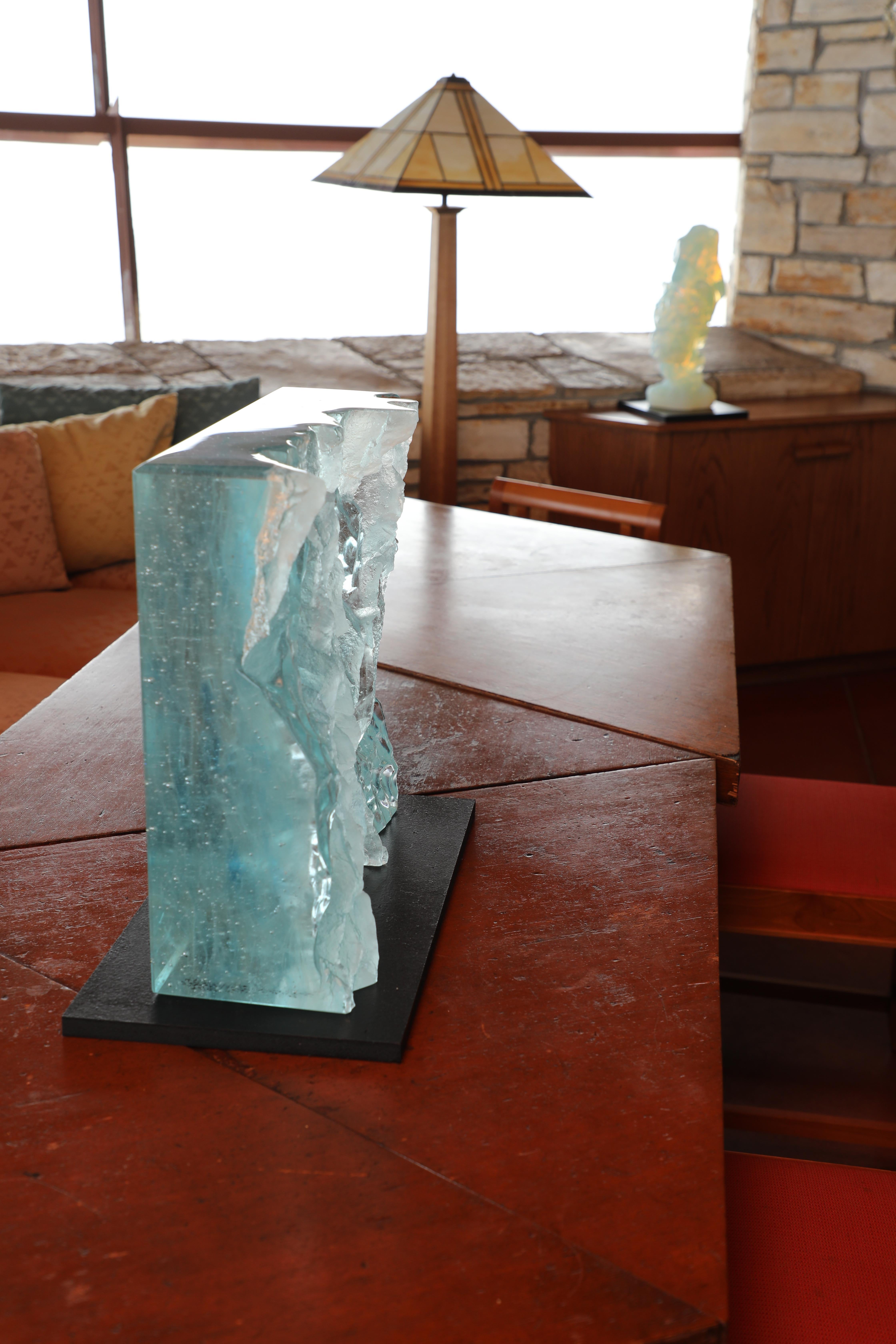 Contemporary Cast Glass Sculpture, 'Norsel 2', 2011 by David Ruth For Sale 2