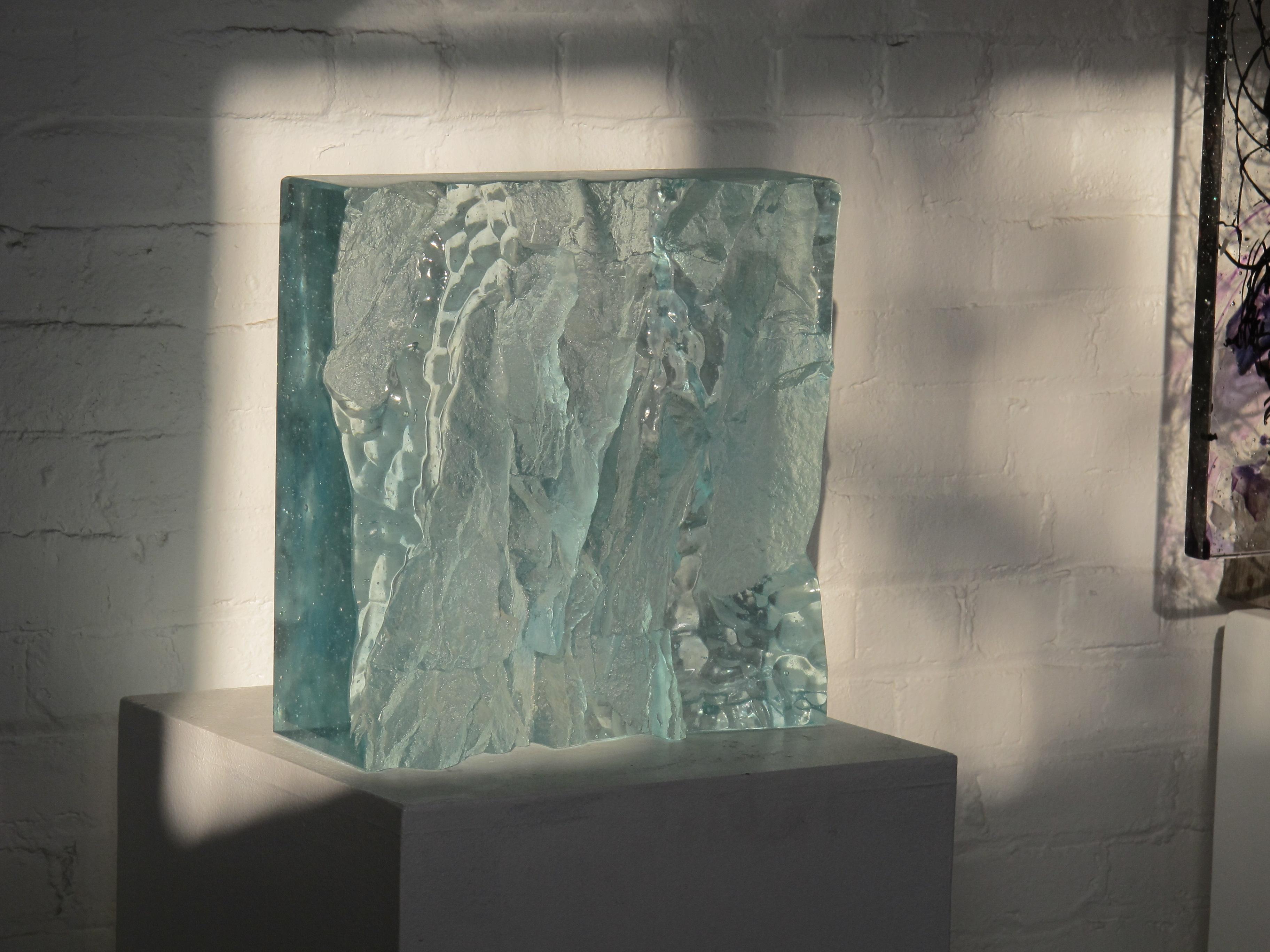Contemporary Cast Glass Sculpture, 'Norsel 2', 2011 by David Ruth For Sale 4
