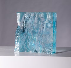 Sculpture contemporaine en verre coulé, « Norsel 2 », 2011 de David Ruth