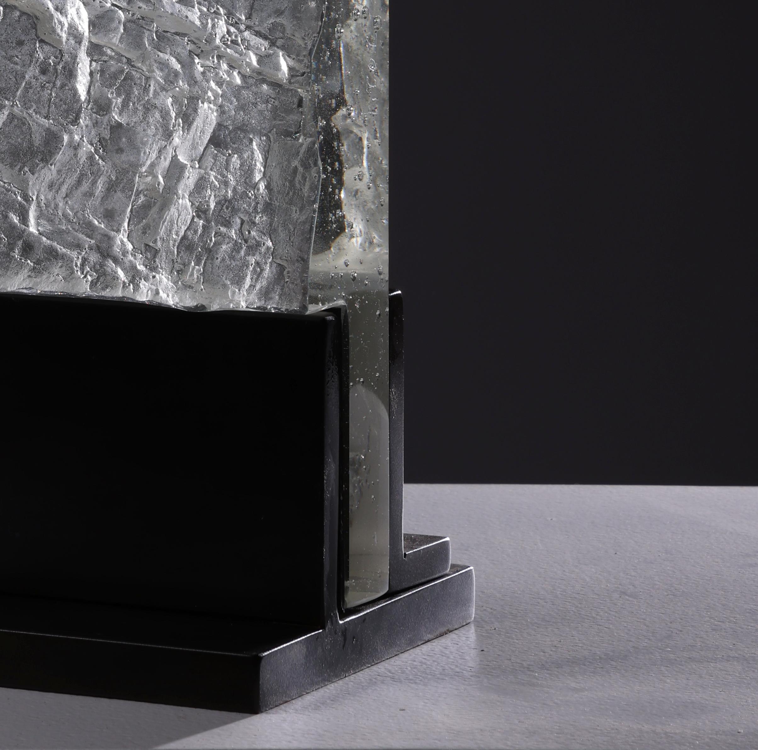 Contemporary Cast Glass Sculpture, 'Routan, 2024 by David Ruth For Sale 2