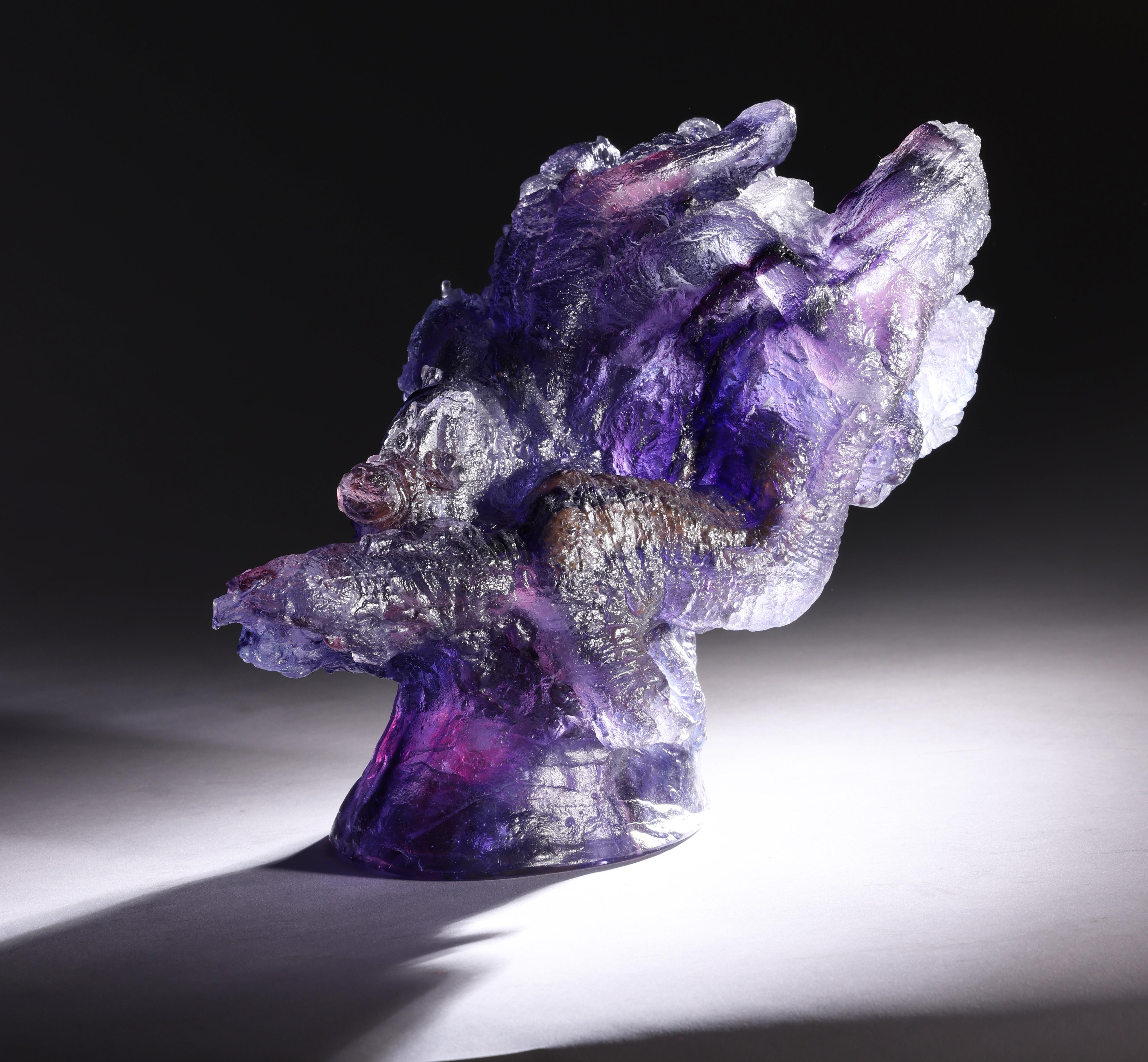 Contemporary Cast Glass Sculpture, 'Ulu Oti 2', 2023 by David Ruth For Sale 1