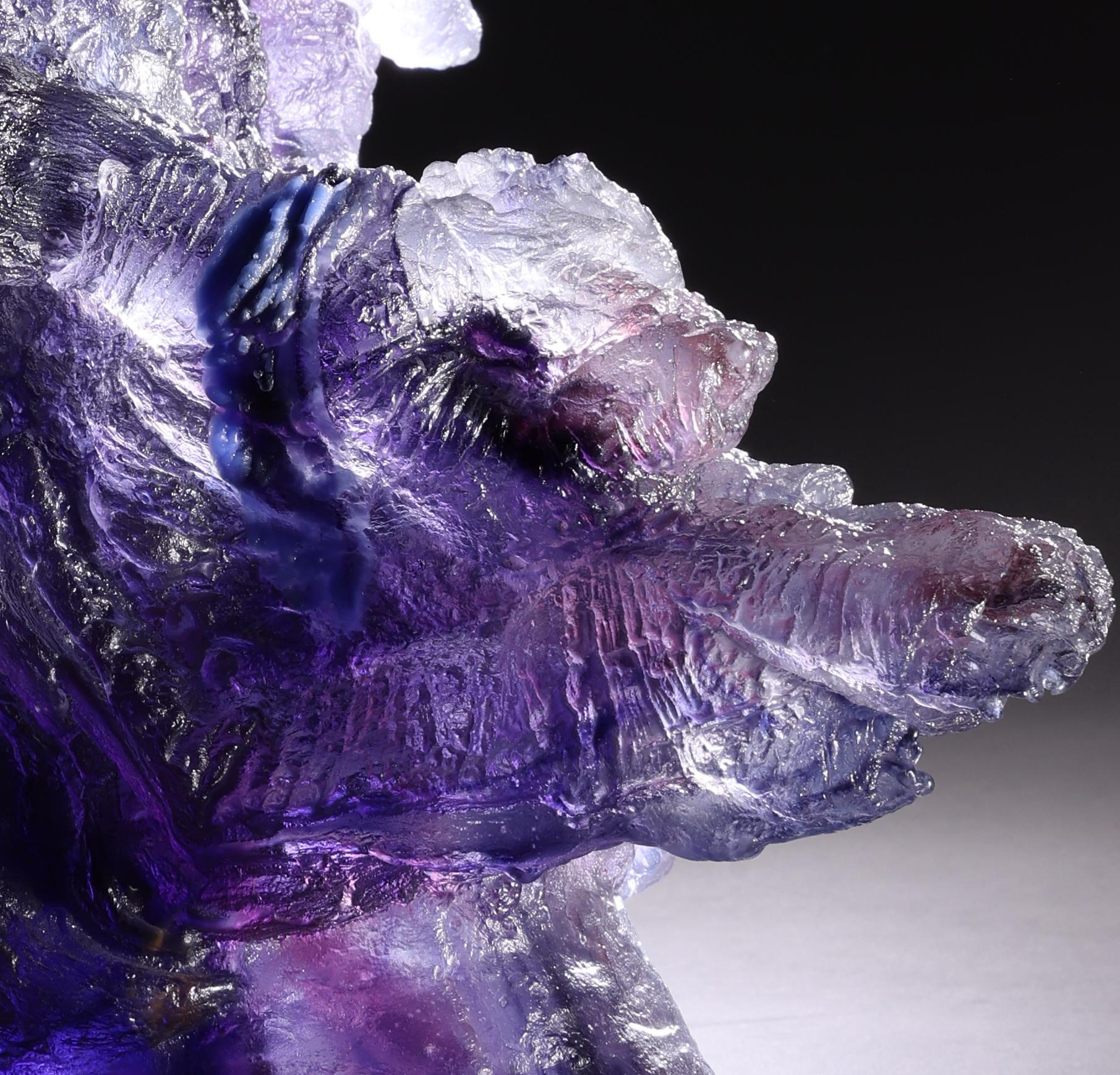 Contemporary Cast Glass Sculpture, 'Ulu Oti 2', 2023 by David Ruth For Sale 2