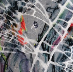 Contemporary Cast Glass Sculpture with Kintsugi, 'Regulus' 2005 by David Ruth