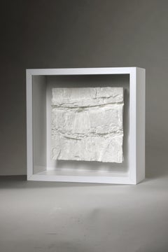 Escultura contemporánea de papel fundido, "Babb", 2023 de David Ruth
