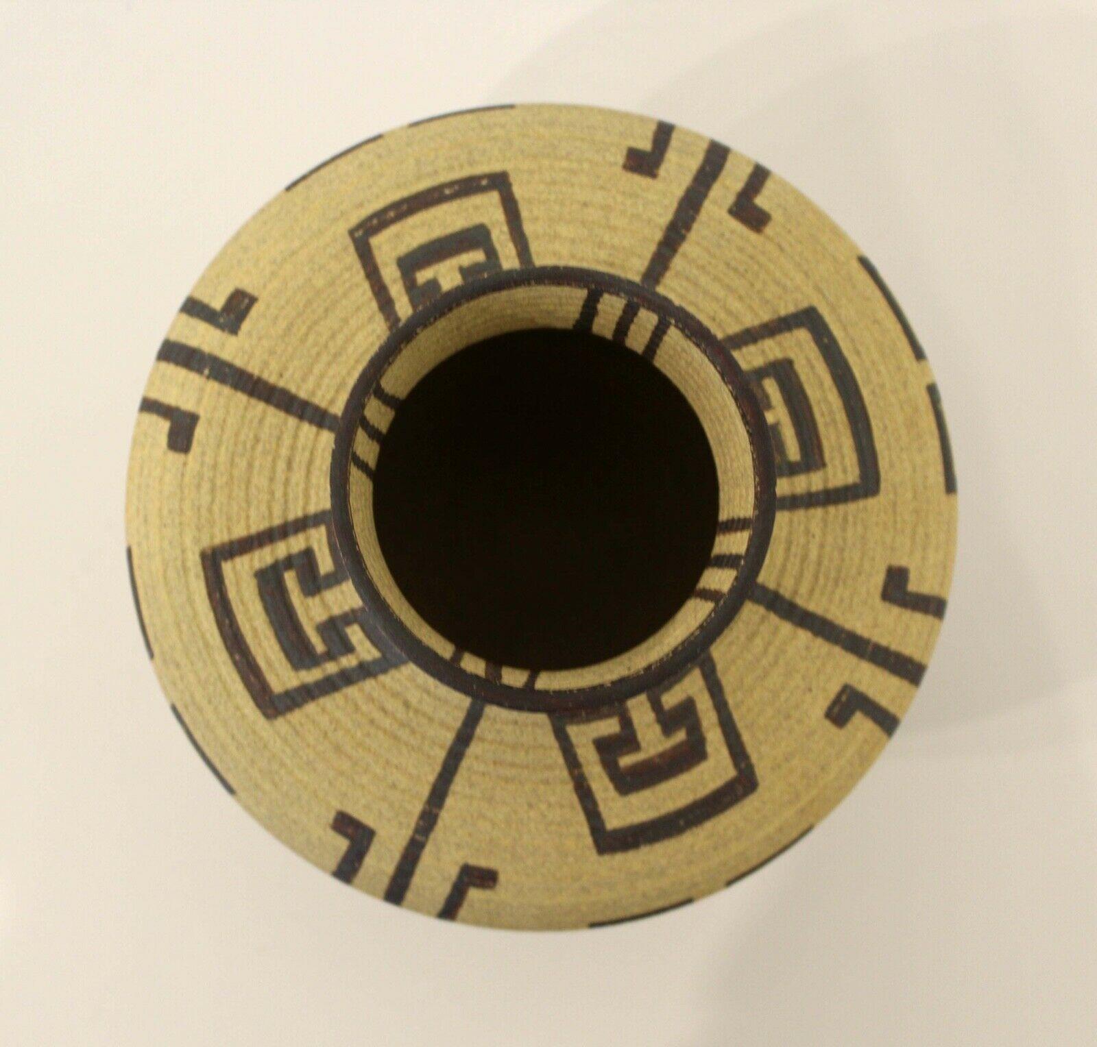 Contemporary David Salk Washo Ceramic Basket