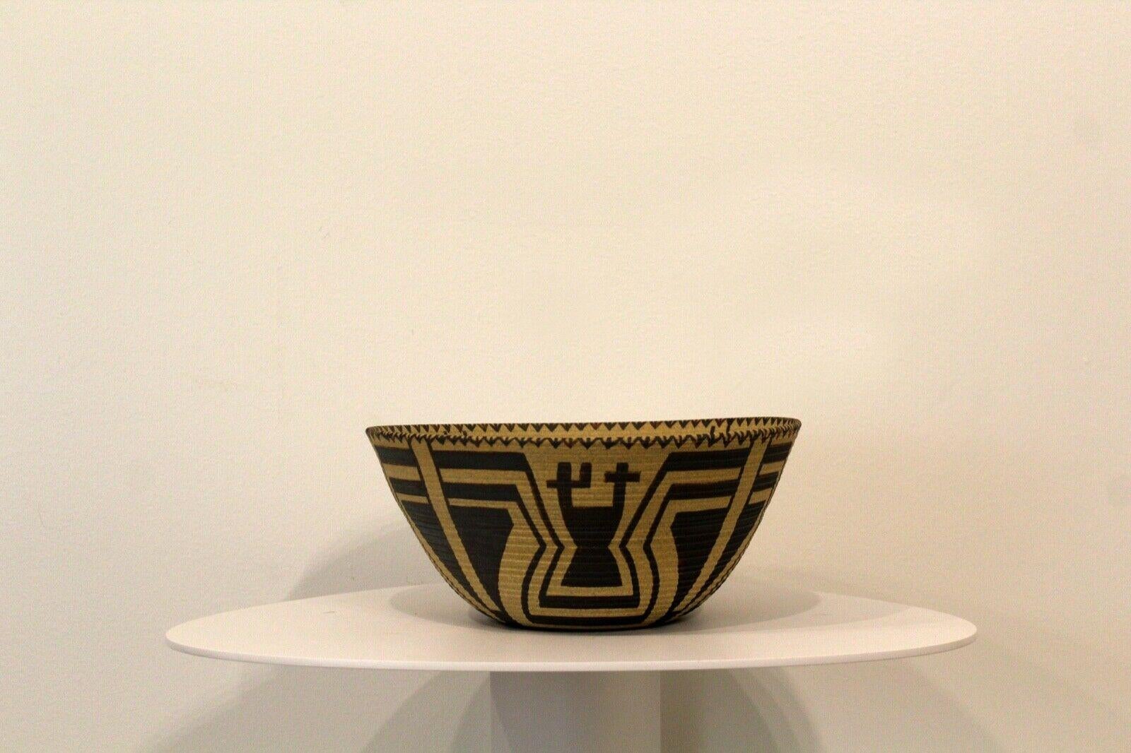 Contemporary David Salk Washo Ceramic Clay Basket