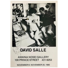 David Salle at Anina Nosei 1980 Announcement