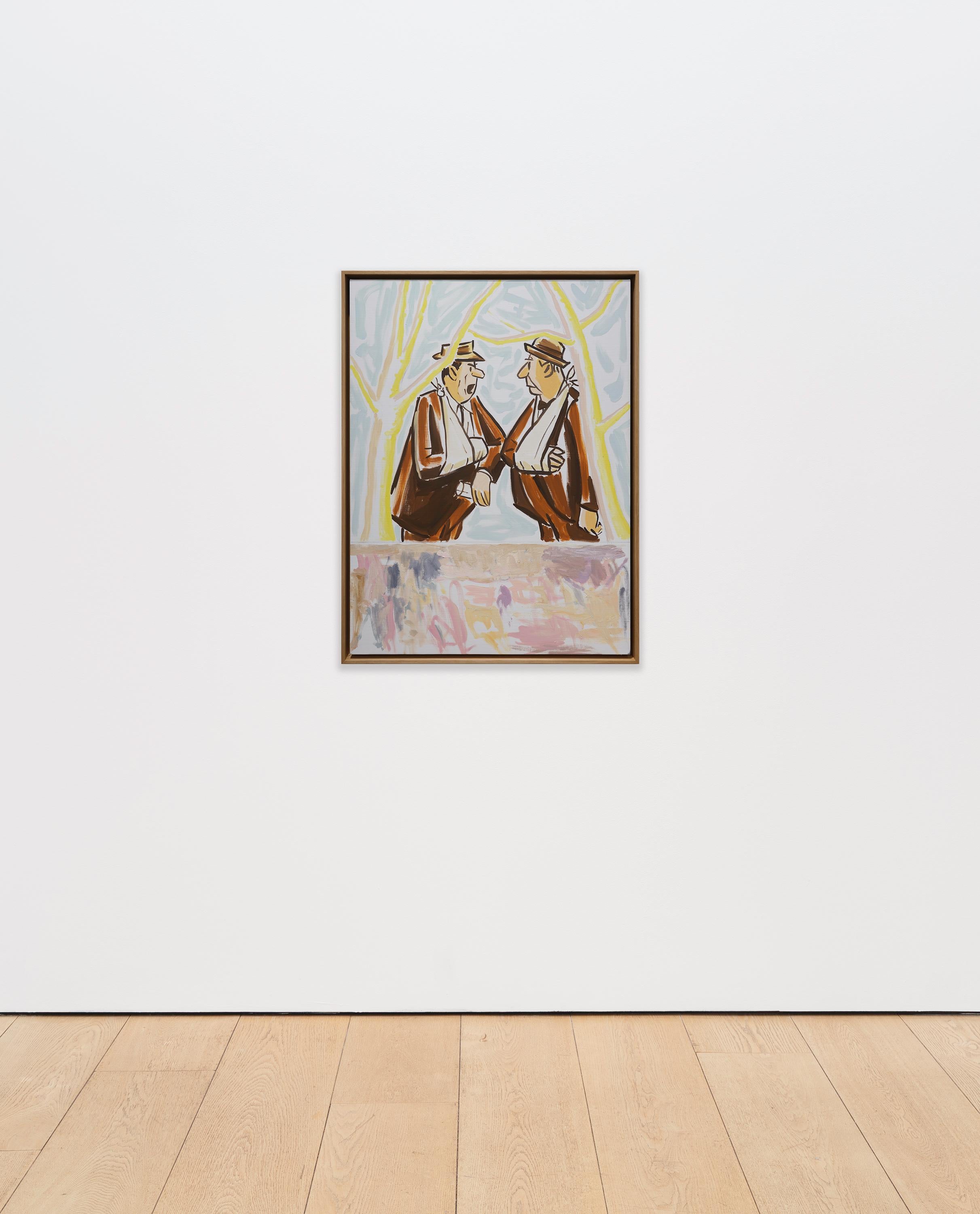 Albero della Vita, Amici - Painting di David Salle